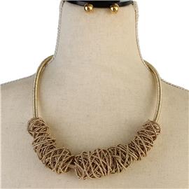 Fashion Cord Necklace Set