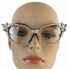 Fashion Swarovski Cat Eye Eye Glass