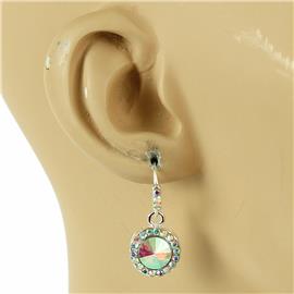 Crystal Round Dangling Earring