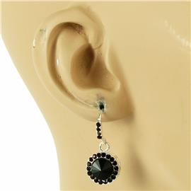 Crystal Round Dangling Earring