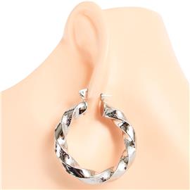 Metal Hoop Earring 40 MM