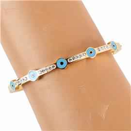 Stainless Steel  CZ Bangle