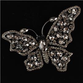 Crystal Butterfly  Brooch