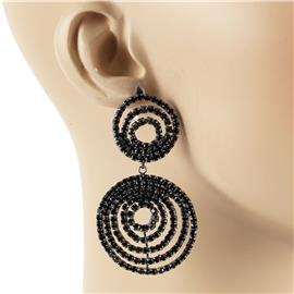 Rhinestones Dangle Earring