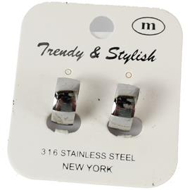Stainless Steel Huggie Earring