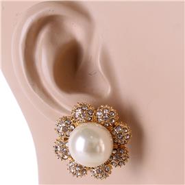 Pearl Stones Flower Earring