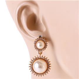 Pearl Stones Dangling Earring