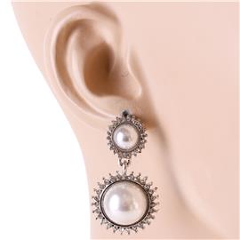 Pearl Stones Dangling Earring