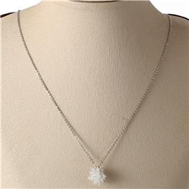 CZ Peandant Crystal Beads Necklace