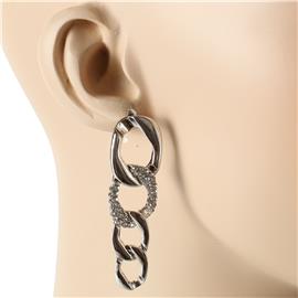 Metal Drop Link Earring