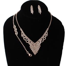 JR Swirl 3 Pcs Necklace Set