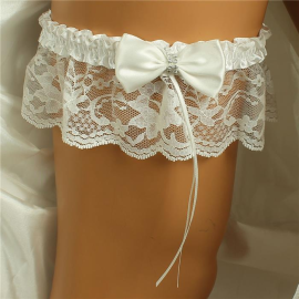 Laces Ribbon Wedding Garter