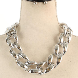 Fashion Big Chain Necklace Set