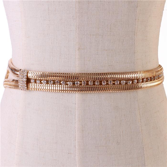 Metal Stones Chain Belt - DDFLimport.com (Wholesale Fashion Jewelry)