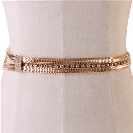 Metal Stones Chain Belt