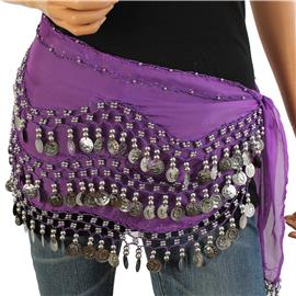 Coins Belly Dance Scarf