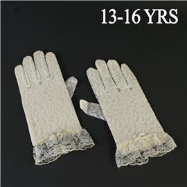 13-16 Yrs Toddler Lace Gloves