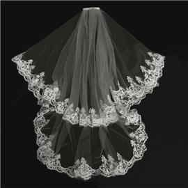 Wedding Veil With Rhinestones