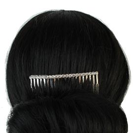 Rhinestones Bar Hair Comb