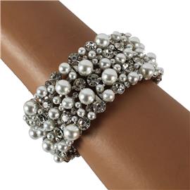 Pearls Crystal Bracelet