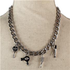 Metal Korea Charms Necklace