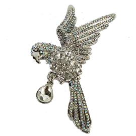 Crystal Eagle Brooch