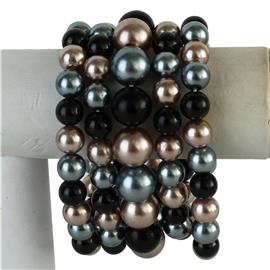 Pearls Five Layereds Bracelets