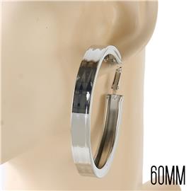 Metal 60mm Hoop Earring