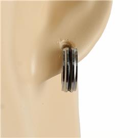 Stainless Steel Huggie Striple Earring