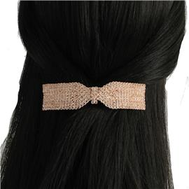 Cubic Zirconia Bow Hair Pin