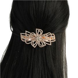 Rhinestones Flower Hair Clip