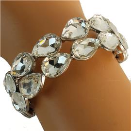 Crystal Teardrop Bracelet