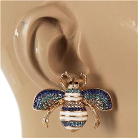 Crystal Bee Earring