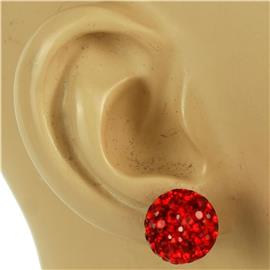 Rhinestones Ball Stud Earring