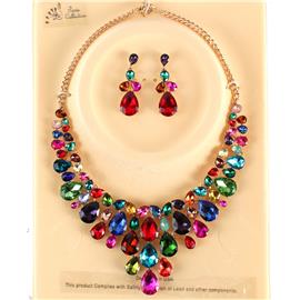 Crystal Necklace Set