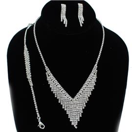 Rhinetones 3 Pcs Necklace Set