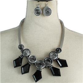 Fashion Wired Necklace Set