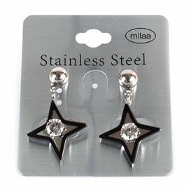 Stainless Steel Dangling Star Earring