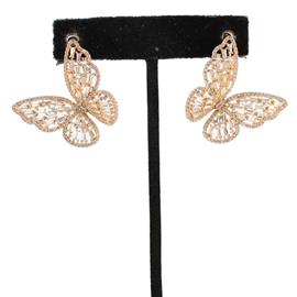 CZ  Butterfly Earring