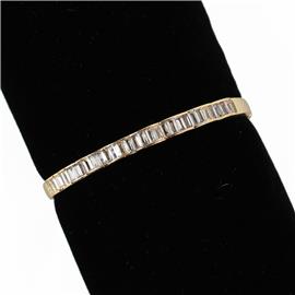 CZ Stainless Steel Bangle