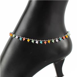 Color Stone Anklet