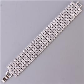 CZ Six Lines Bracelet