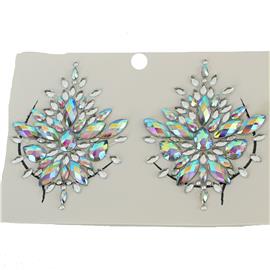 Rhinestone Nipple Sticker Body Jewelry Sticker