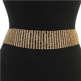 Rhinestones 13 Lines Belt