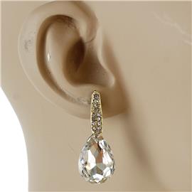 Crystal Teardrop Earring