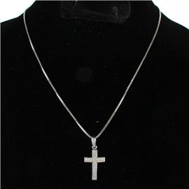 CZ Cross Necklace