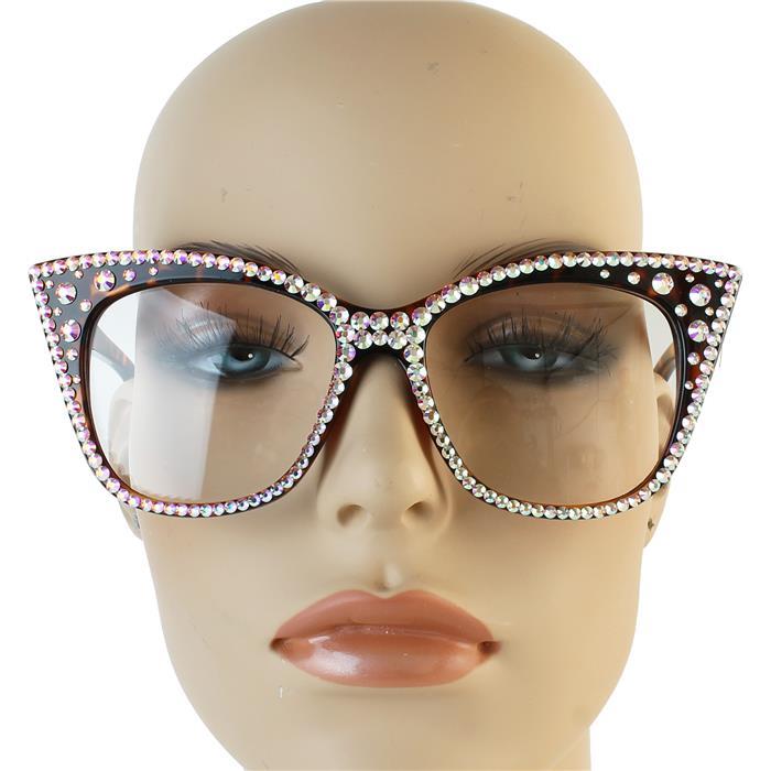 Swarovski Cat Eye Glasses - D&D Florida Import