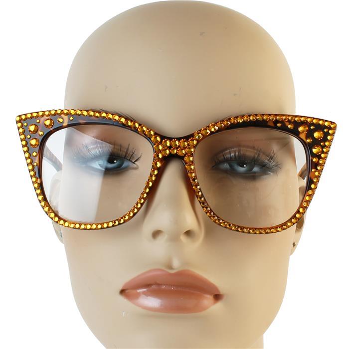 Swarovski Cat Eye Glasses - D&D Florida Import