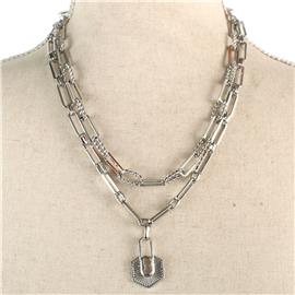 Metal  Multilayereds Necklace
