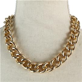 Metal Link Chain Necklace